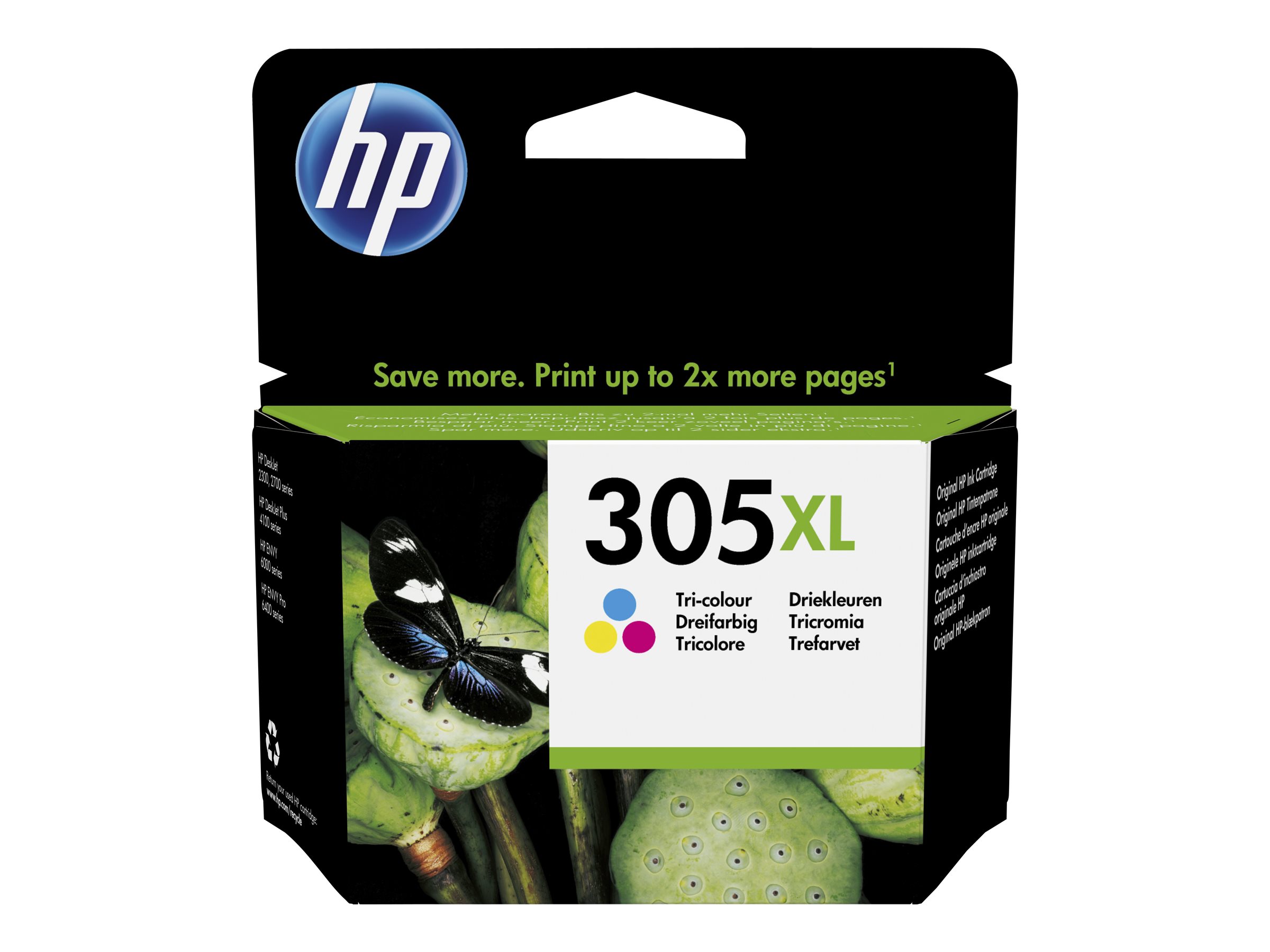 HP 305XL - 5 ml - Hohe Ergiebigkeit - Farbe (Cyan, Magenta, Gelb) - original - Tintenpatrone