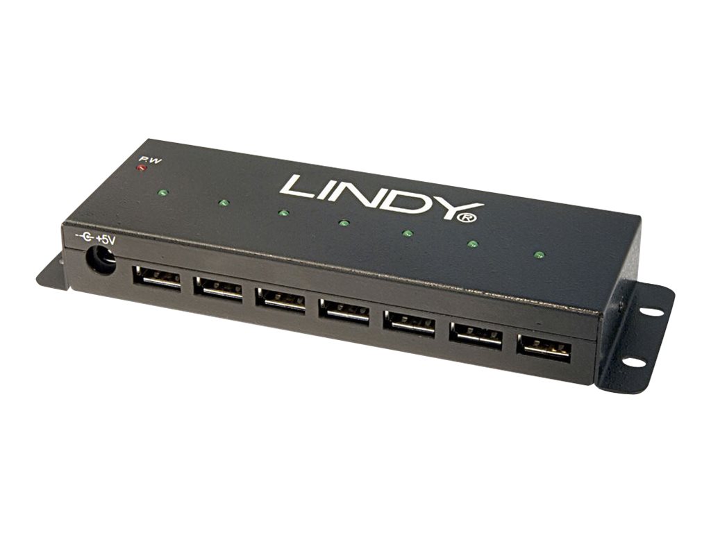 Lindy Industrial USB 2.0 Hub - Hub - 7 x USB 2.0, Ansicht 2