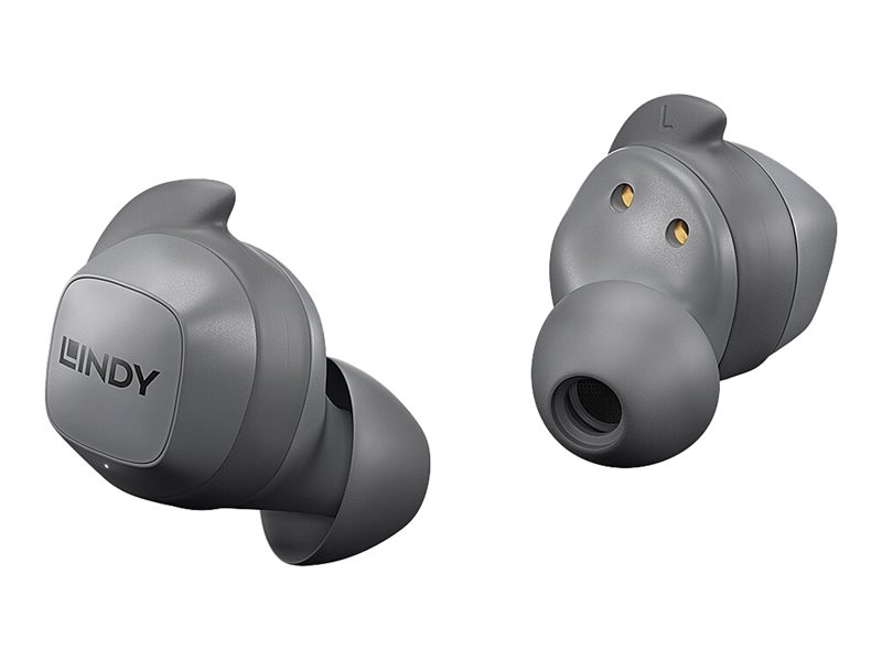 Lindy LE400W - True Wireless-Kopfhörer mit Mikrofon - im Ohr - Bluetooth - Schwarz