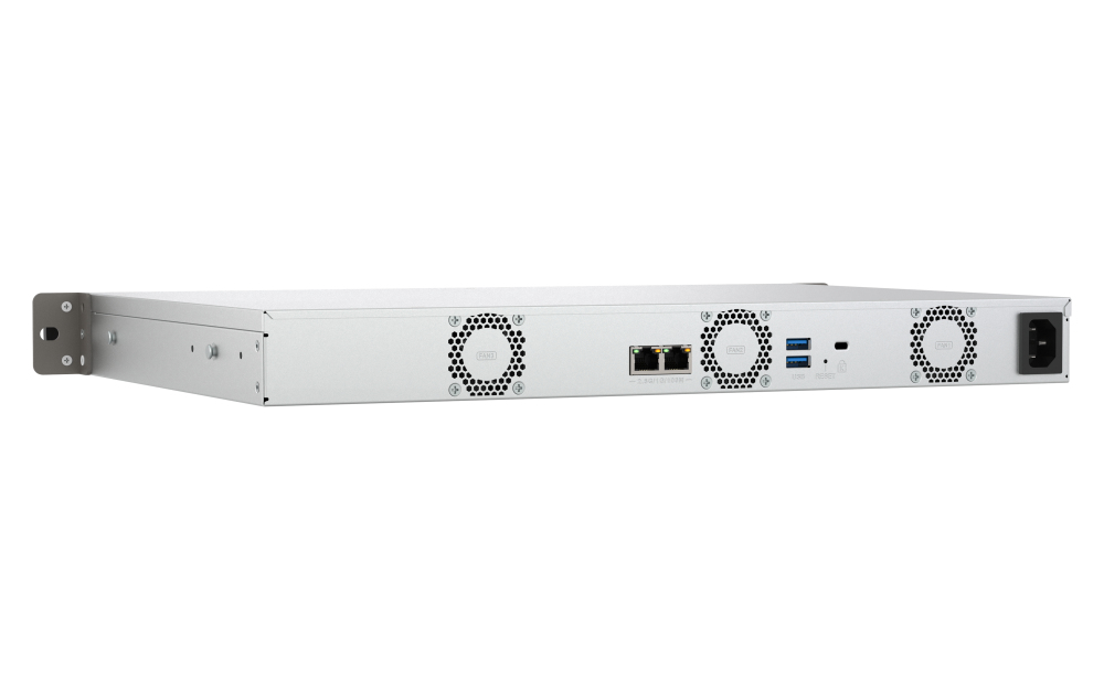 QNAP TS-433EU - NAS-Server - 4 Schächte - Rack, Ansicht 2