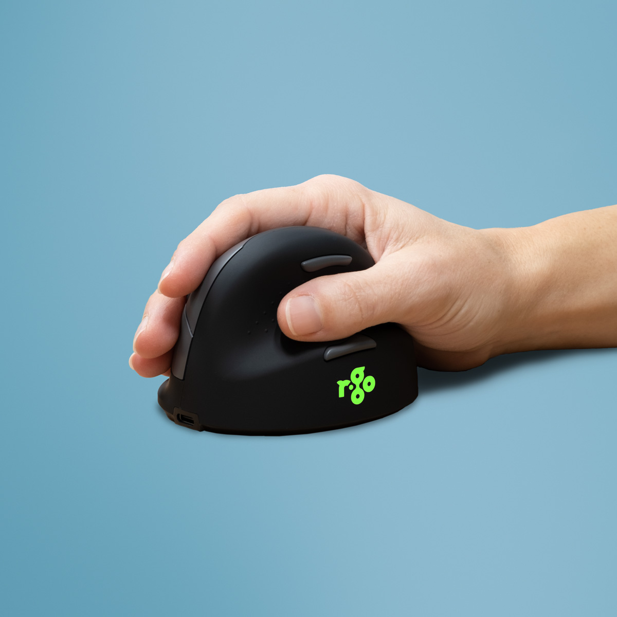 R-Go HE Mouse Ergonomische Maus, Mittel (165-195mm), Ansicht 2