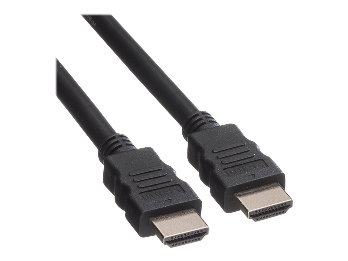 Roline - HDMI-Kabel - HDMI männlich zu HDMI männlich - 2 m - abgeschirmt - Schwarz