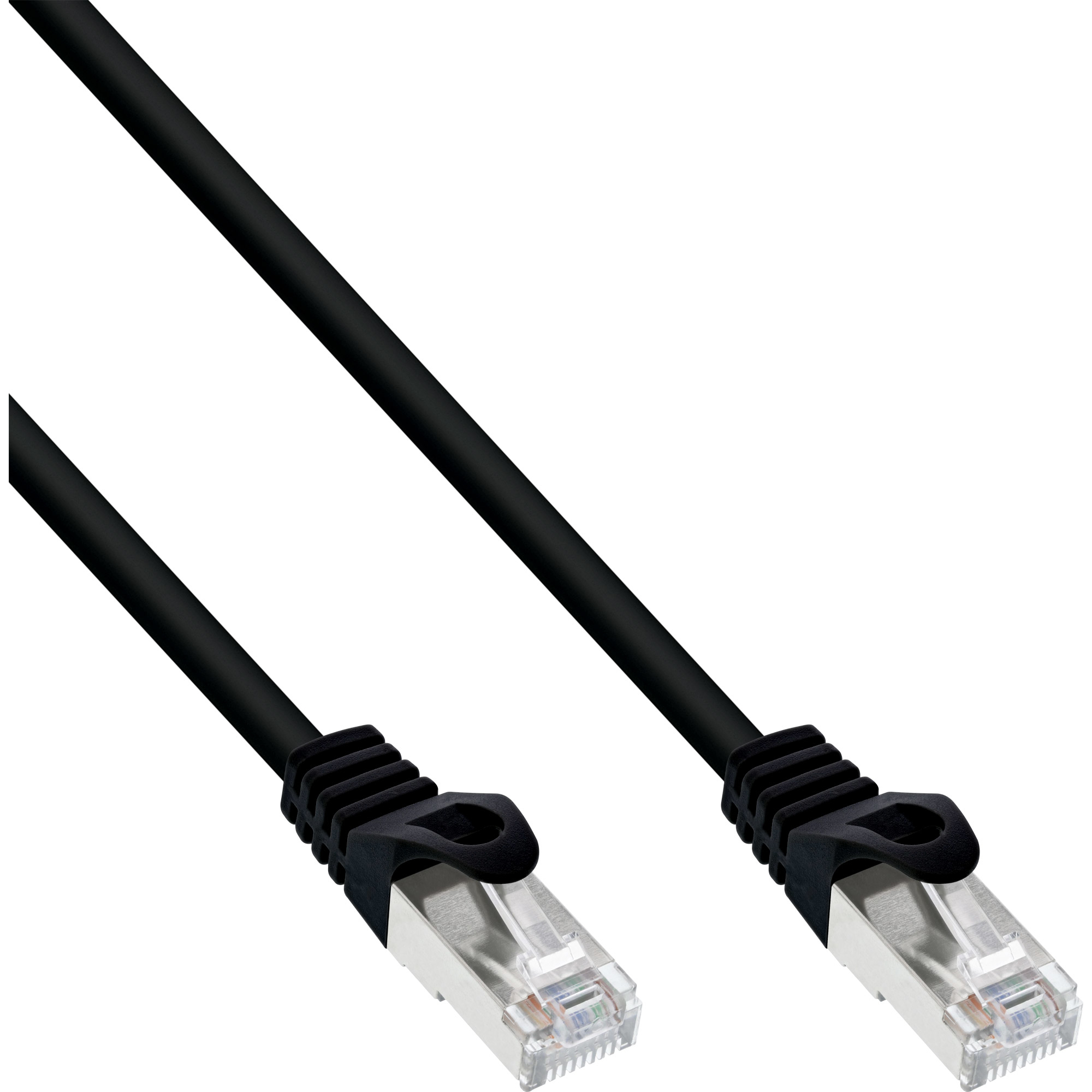 InLine Patchkabel - SF/UTP - Cat.5e - schwarz - 5m, Ansicht 2