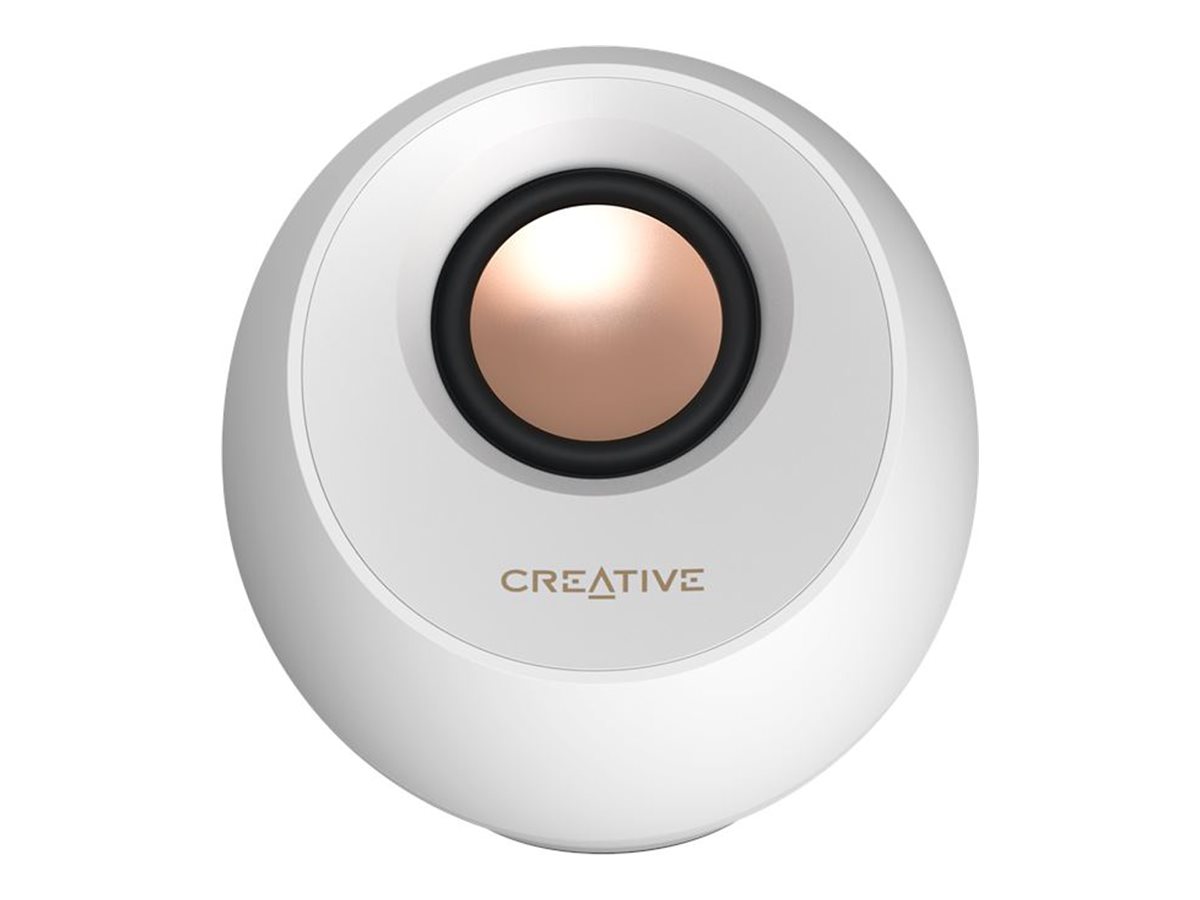 Creative Labs Pebble Pro weiss Klinke USB-A/C Bluetooth Digitalverstärker - Lautsprecher - Lautsprecher - Stereo, Ansicht 3