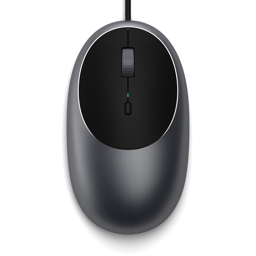 Satechi C1 - Beidhändig - IR LED - USB Typ-C - 3200 DPI - Schwarz - Grau, Ansicht 2