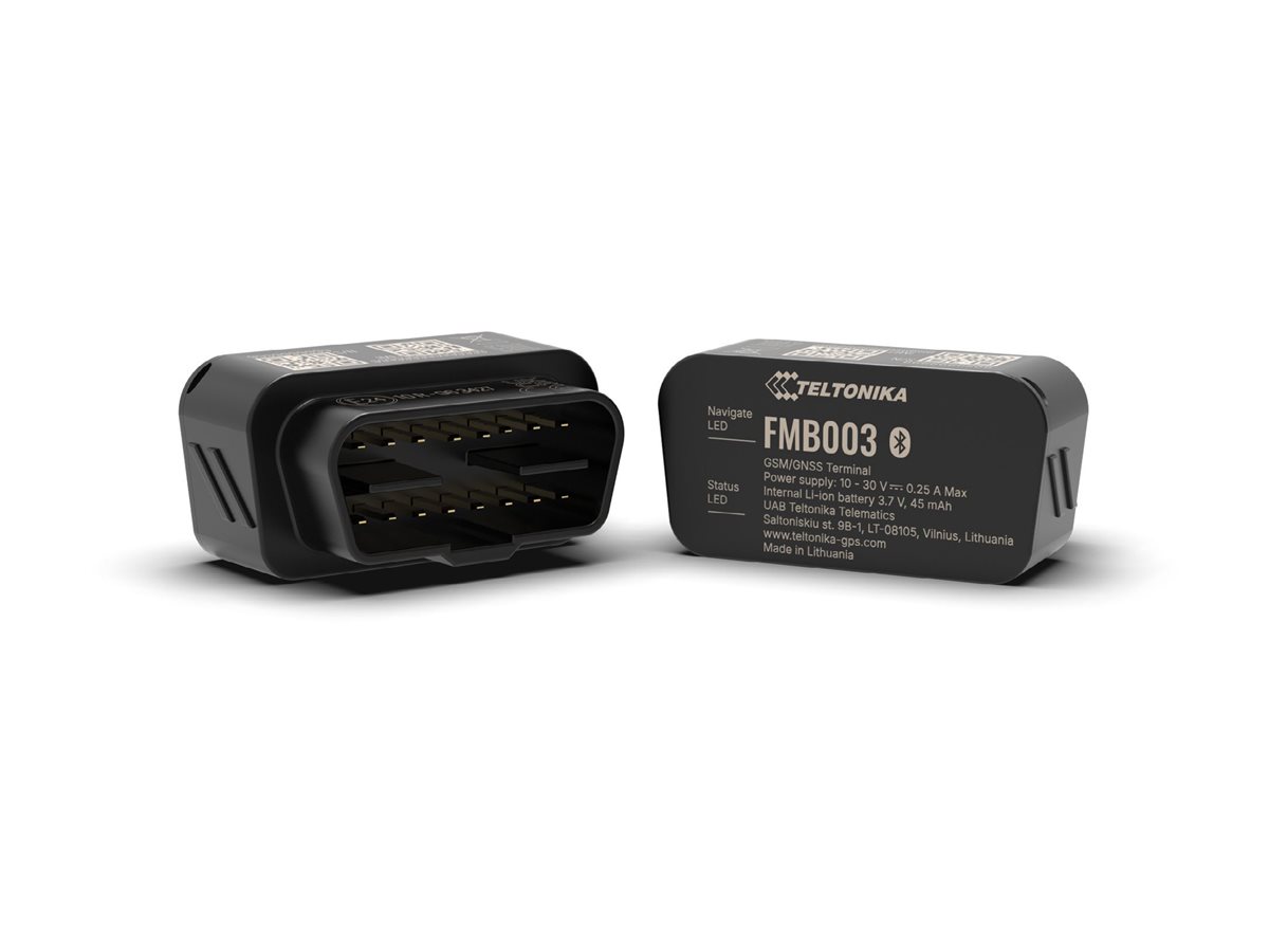 Teltonika · Tracker GPS· FMB003· Fahrzeug· GNSS/GSM/BLE 4.0, Ansicht 3