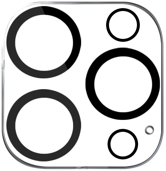 eSTUFF ES501014 - Linsenschutz - Transparent - Gehärtetes Glas - Apple - iPhone14 Pro - iPhone14 Pro Max - 4.7 Zoll, Ansicht 4