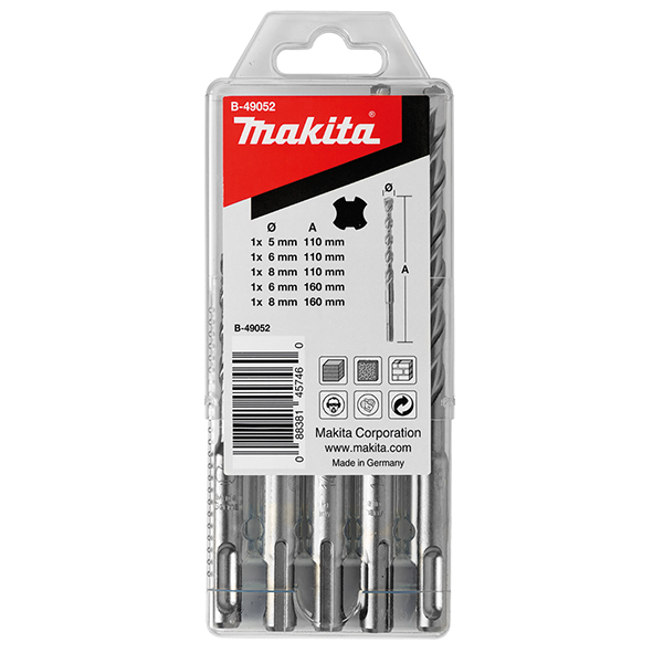 Makita V-PLUS Drill Set #2 - Bohrersatz - für Beton, Ansicht 2