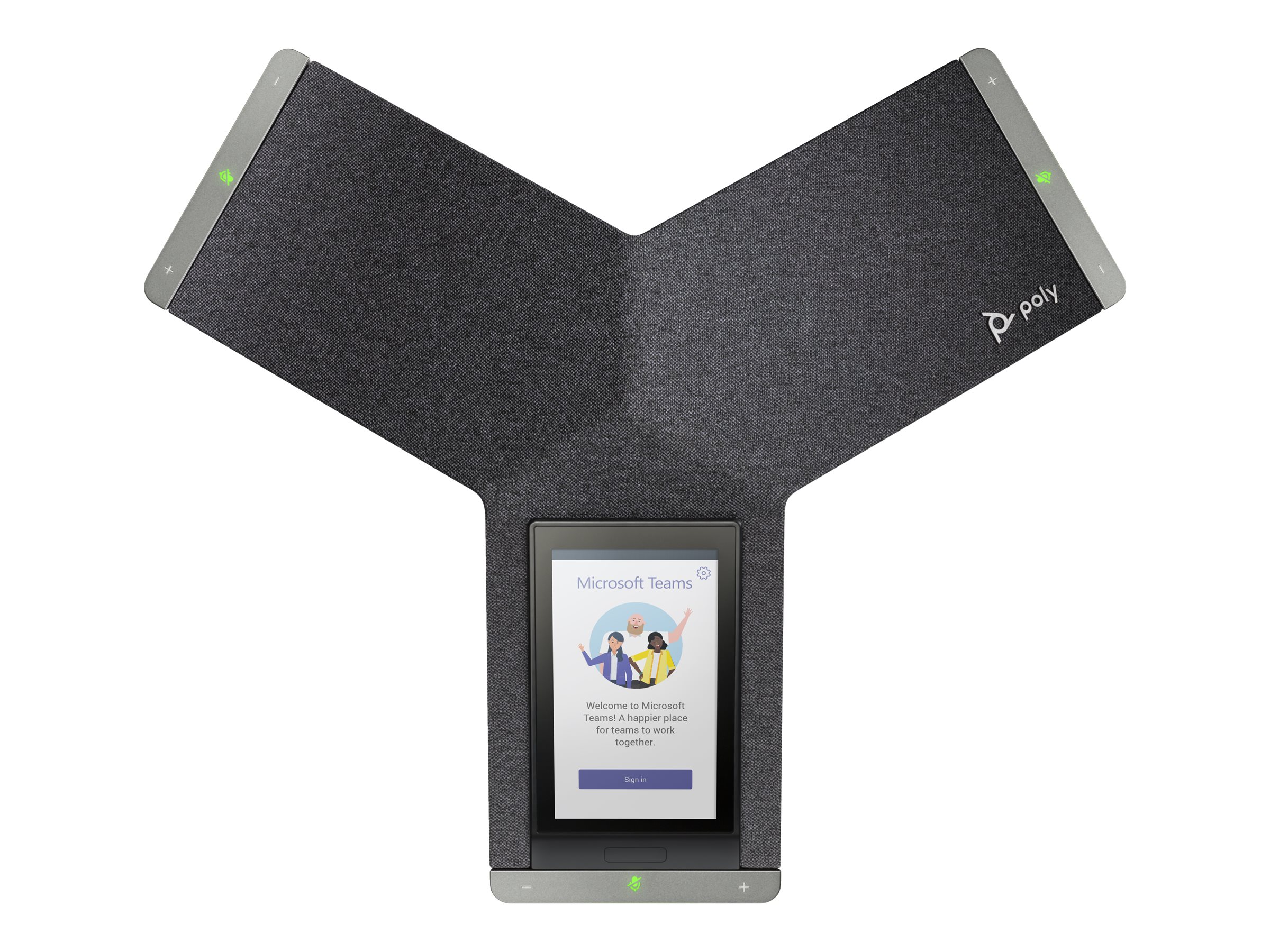 HP Poly Trio C60 - VoIP-Konferenztelefon - mit Bluetooth-Schnittstelle - IEEE 802.11abgnac (Wi-Fi)