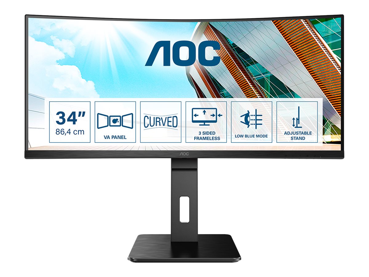 AOC CU34P2A - LED-Monitor - gebogen - 86 cm (34")