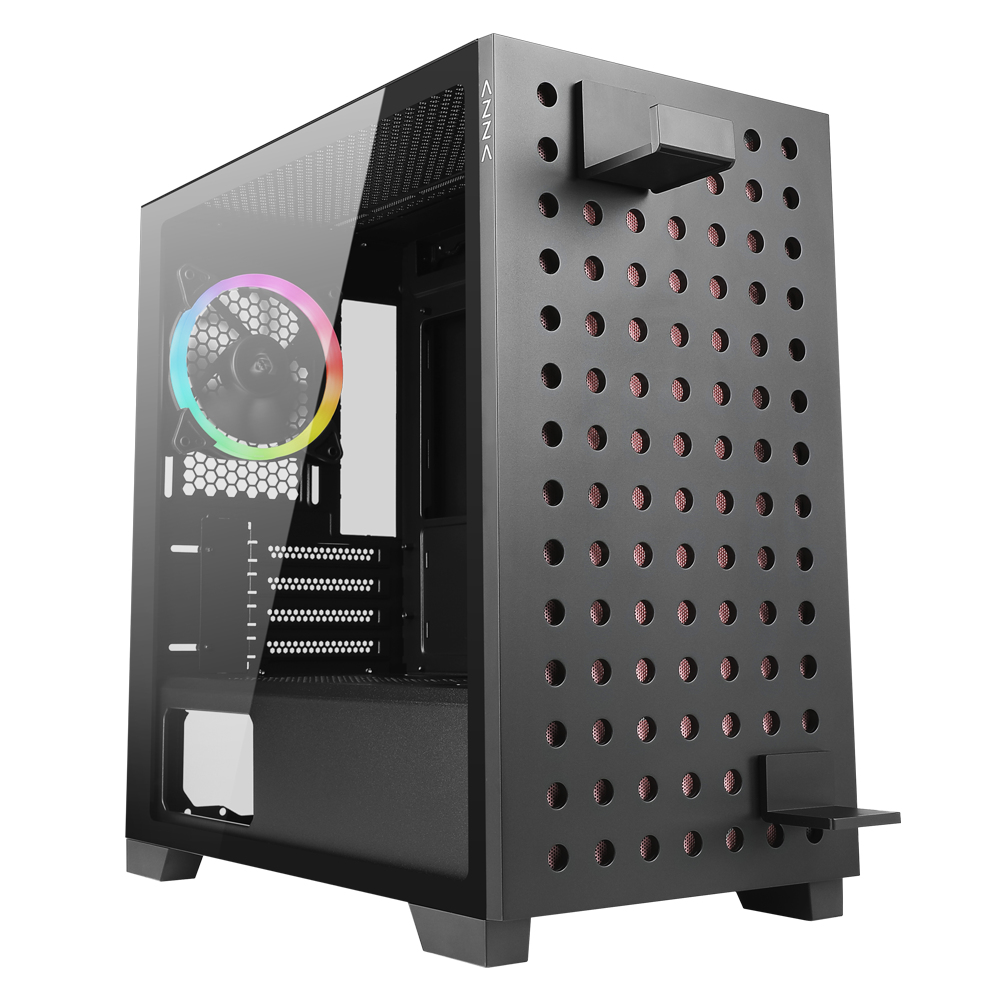 AZZA Elise - microATX Tower - Seitenteil mit Fenster (gehärtetes Glas), Ansicht 2