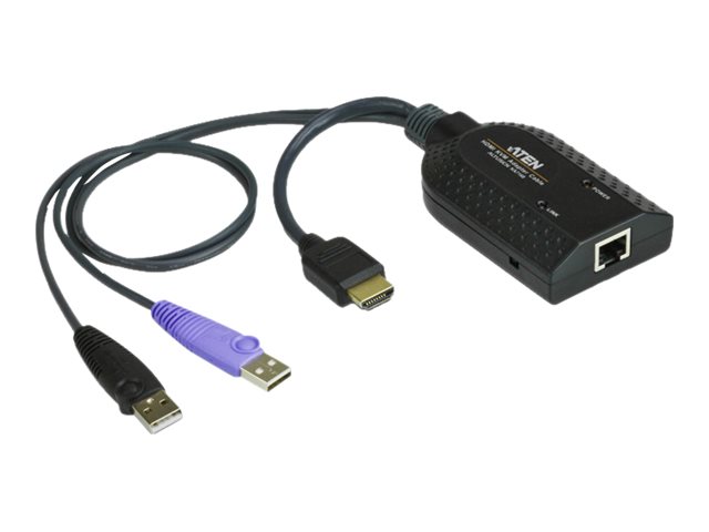 ATEN KA7168 - Tastatur- / Video- / Maus- (KVM-) Adapter - USB, HDMI (M) zu RJ-45 (W)