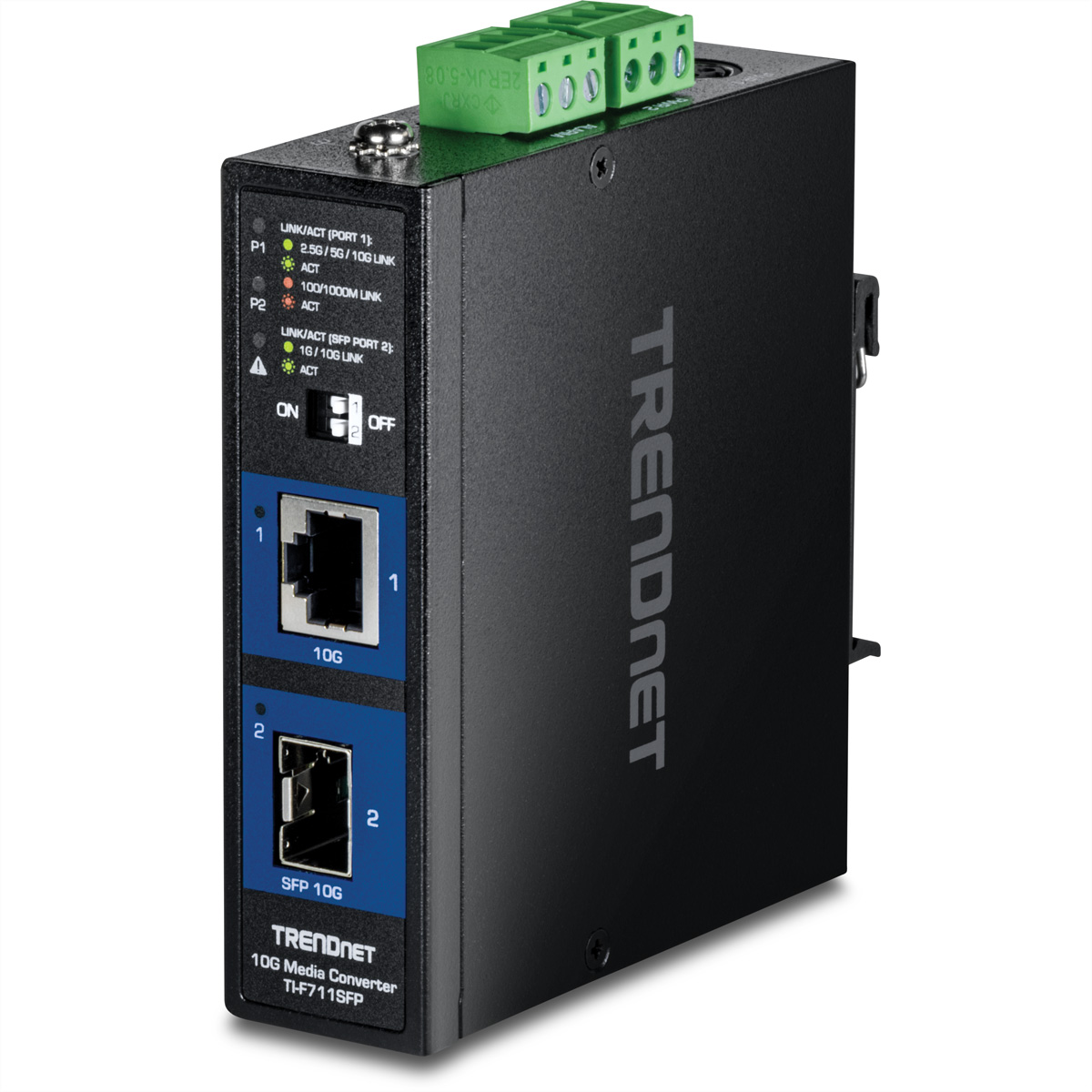 TRENDnet TI-F711SFP Medienkonverter Industrial 10G SFP+, Ansicht 2