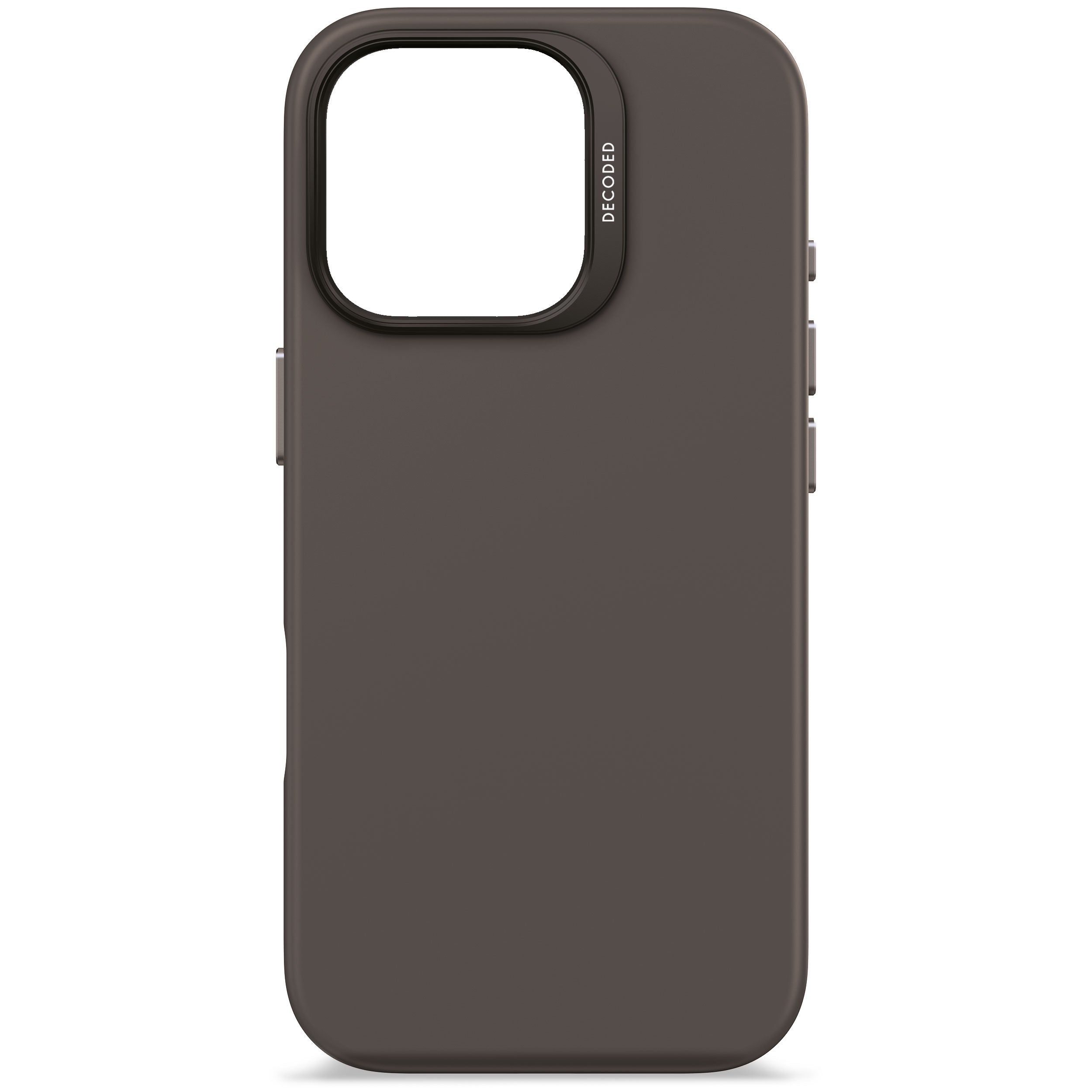 Decoded AntiMicrobial Silicone Backcover iPhone 16 Pro Black, Ansicht 4