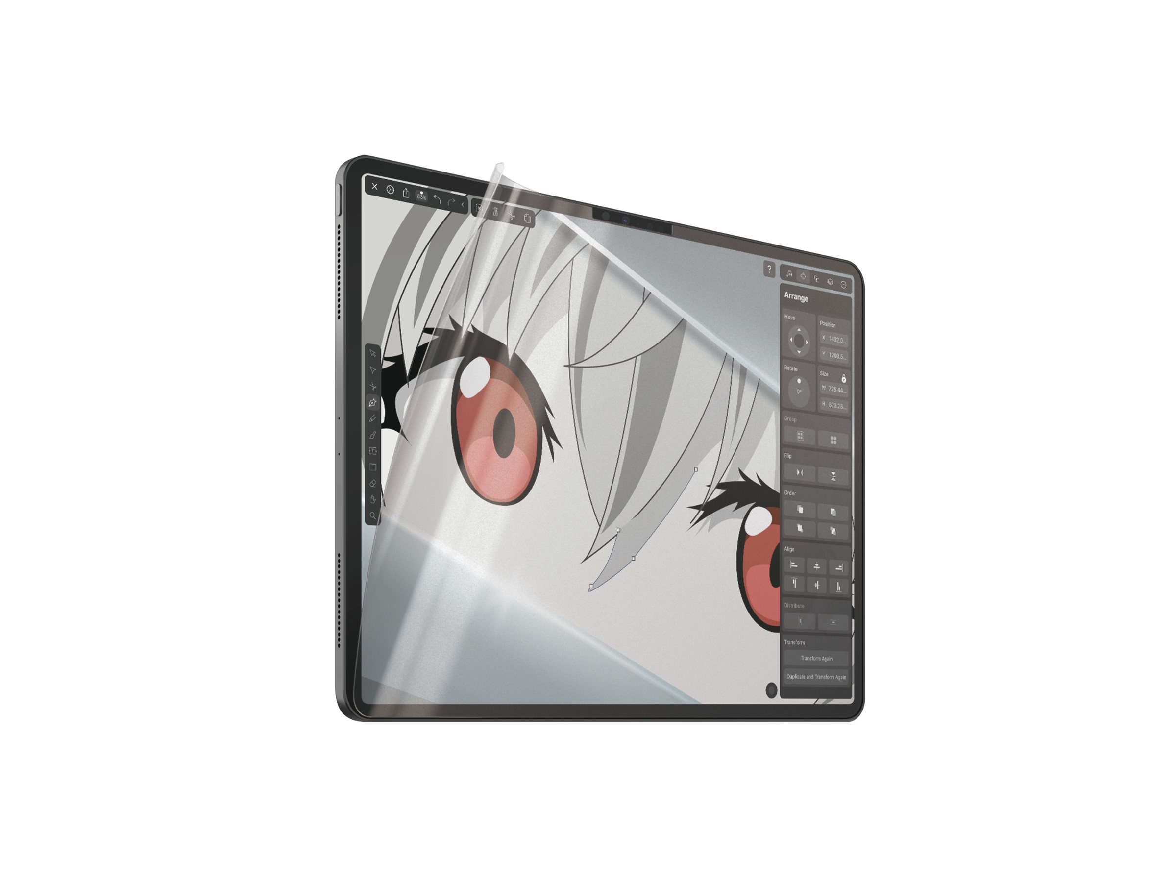 PanzerGlass Bildschirmschutz für Tablet - ultrabreite Passform - Folie - für Apple 13-inch iPad Air (M2, M3), Ansicht 3