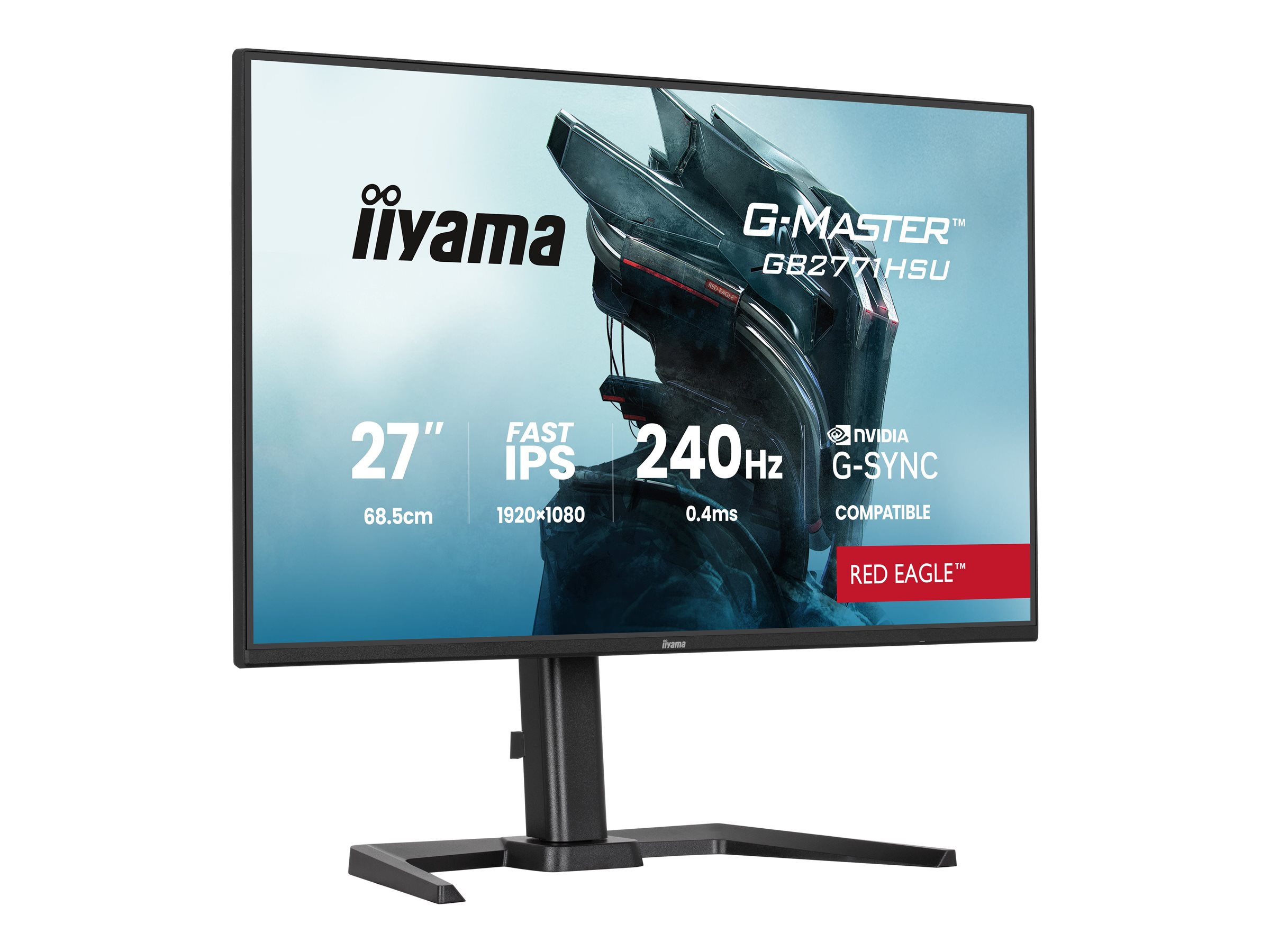 Iiyama G-MASTER Red Eagle GB2771HSU-B1 - LED-Monitor - Gaming - 68.6 cm (27), Ansicht 2