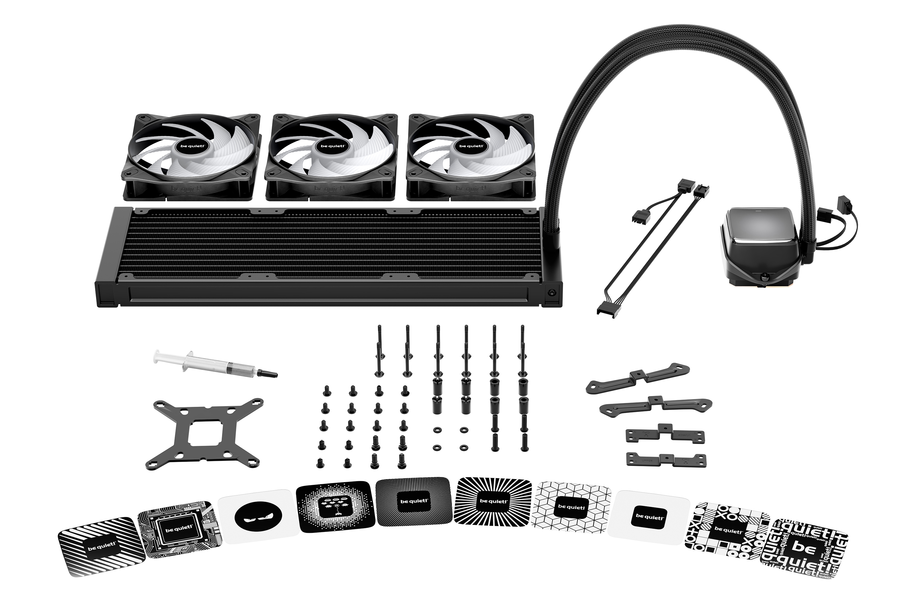 Be Quiet! Pure Loop 3 LX 360mm Wasserkühlung - AMD Sockel AM4 (Ryzen), Ansicht 3