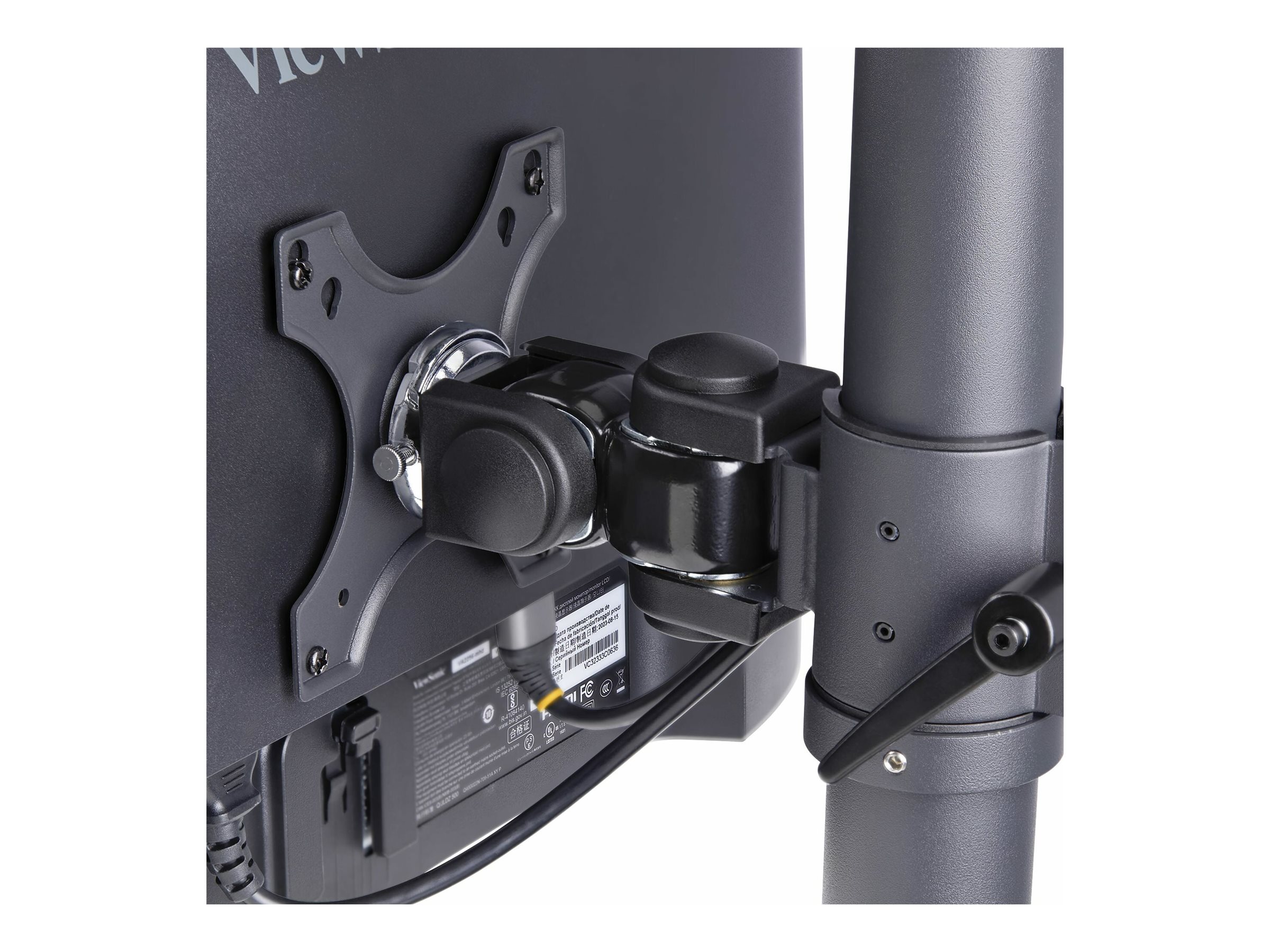 StarTech.com Desk Mount For 2x Vertically Stacked Monitors, Dual 49, TAA - Befestigungskit, Ansicht 4
