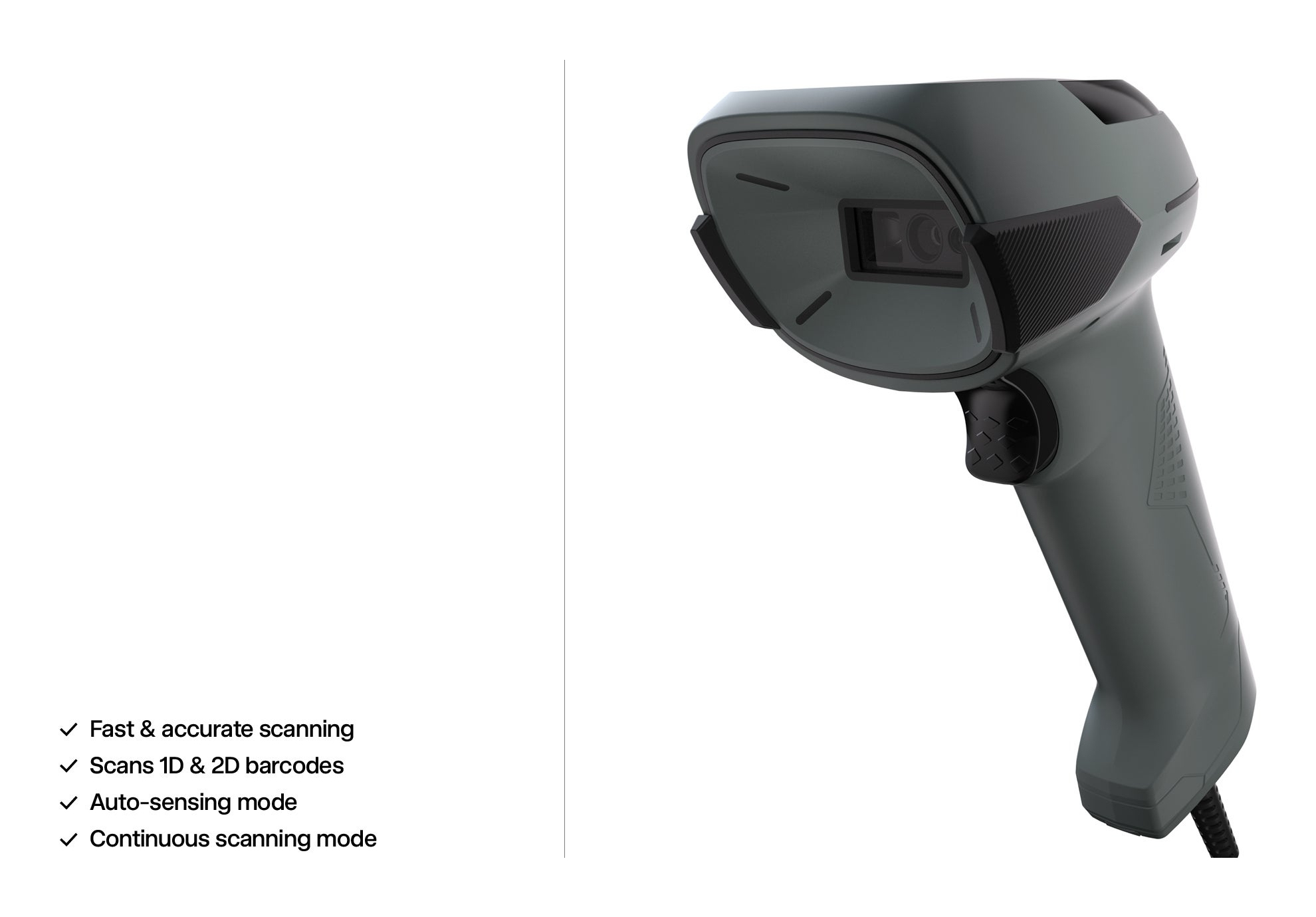 Safescan Barcode Scanner 310-W 1D- und 2D-Barcodes 5-30cm, Ansicht 2