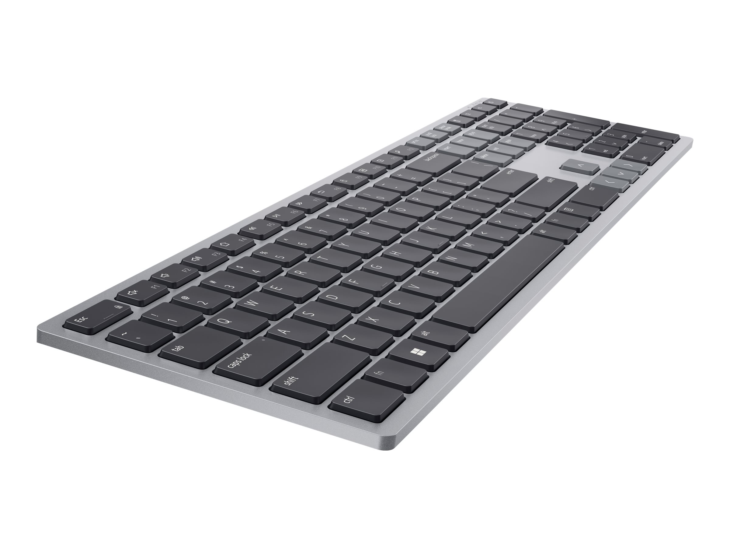 Dell Pro Plus-Tastatur – KB700 - Volle Größe (100%) - Kabellos - Bluetooth - Grau - TL: US, QWERTY, Ansicht 3