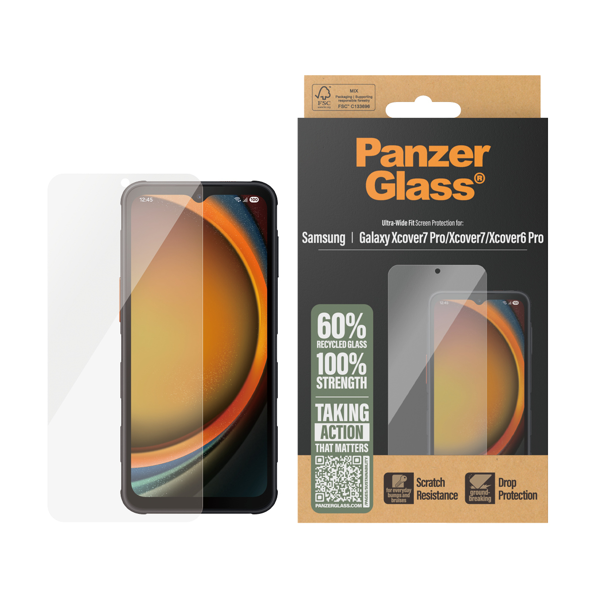 PanzerGlass Displayschutz Samsung Galaxy Xcover7 Pro|| Xcover6|..., Ansicht 2