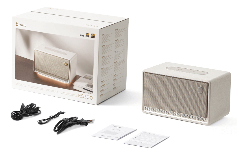 Edifier ES300 WLAN Bluetooth ivory retail - Lautsprecher - 40 KHz, Ansicht 2