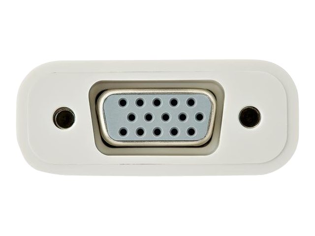 StarTech.com StarTech USB-C auf VGA Adapter - USB Typ-C zu VGA Video Konverter - Weiß - USB/VGA-Adapter - USB-C (M)