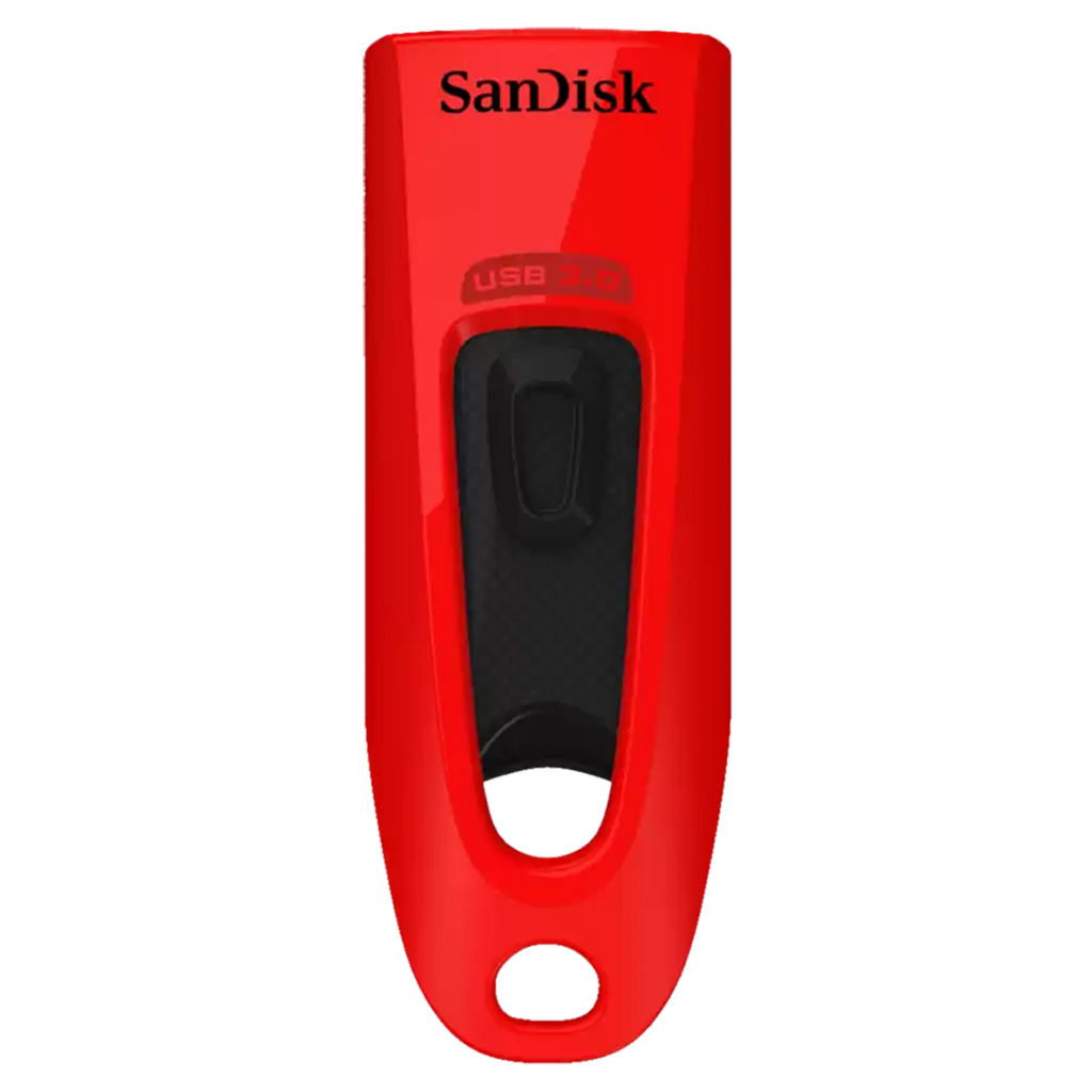 SanDisk Ultra - USB-Flash-Laufwerk - 64 GB - USB 3.0 - Rot, Ansicht 2