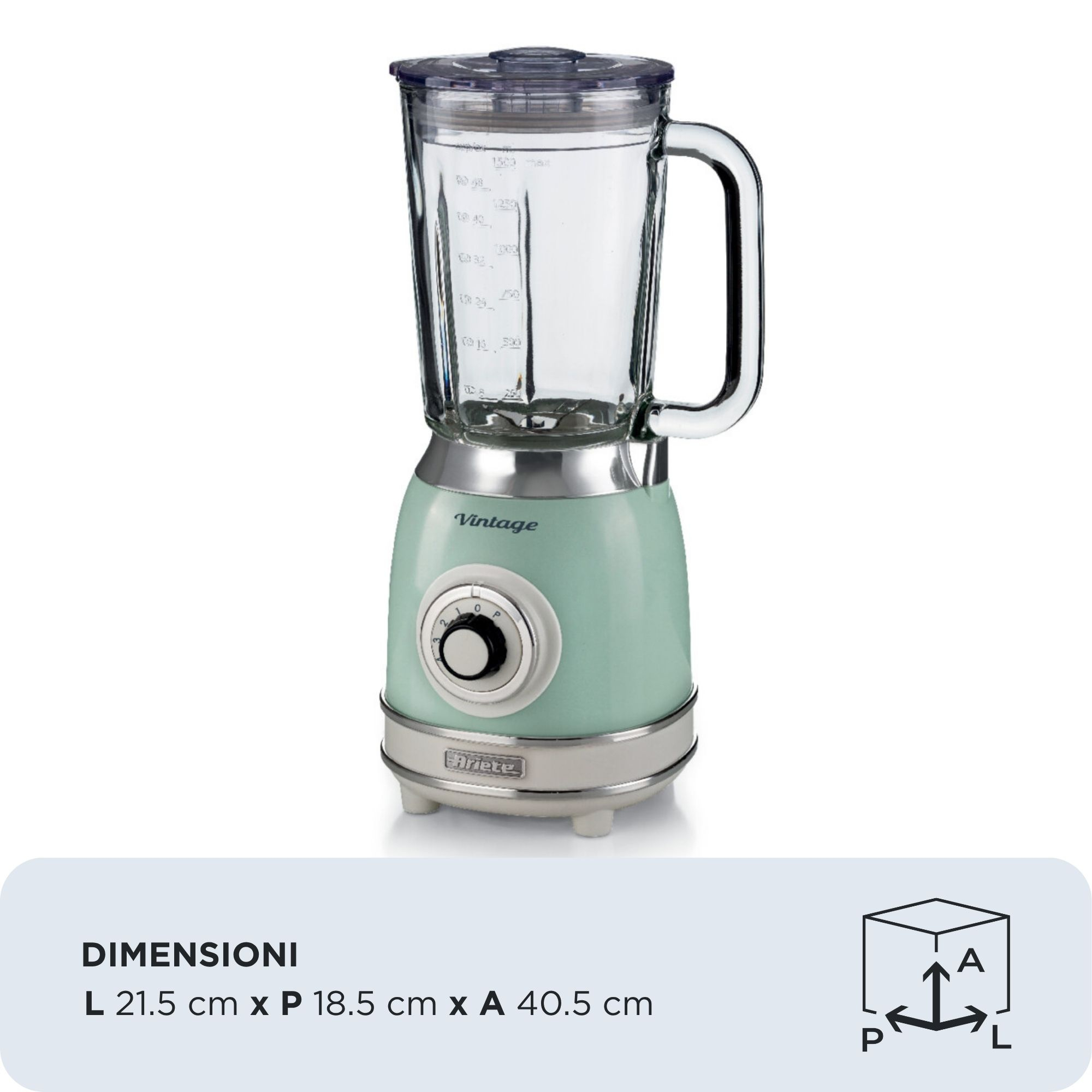 Ariete Vintage 0583 - Standmixer - 1.5 Liter, Ansicht 4