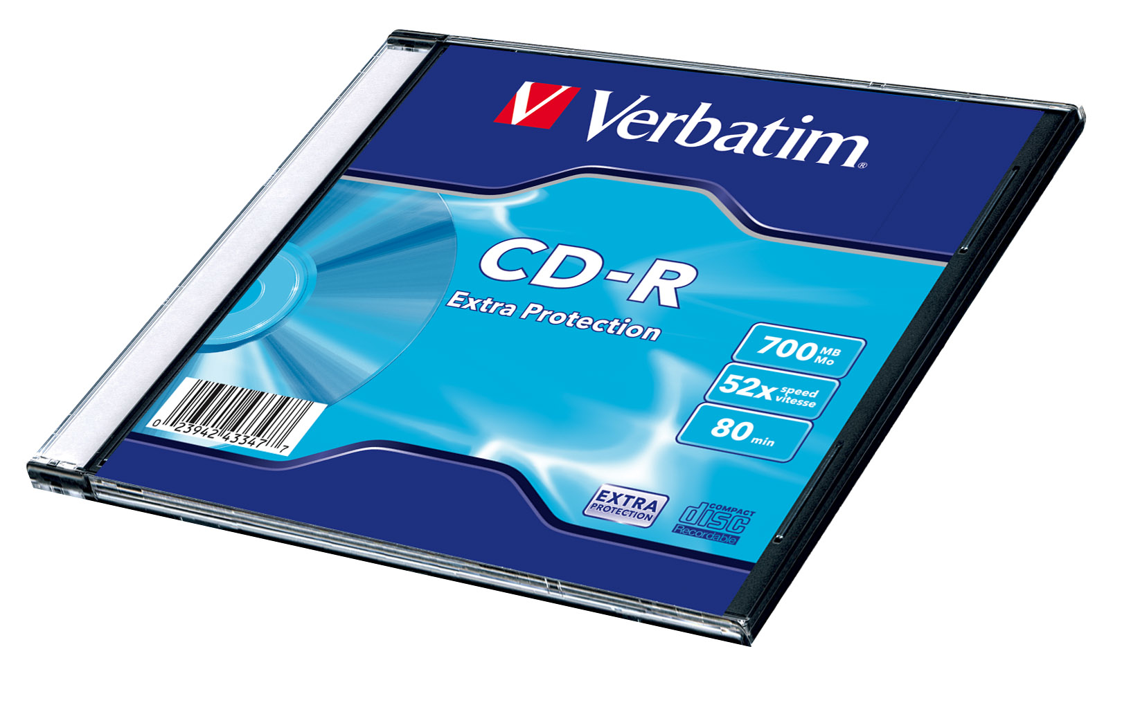 Verbatim DataLife - CD-R - 700 MB (80 Min) 52x - Jewel Case (Schachtel), Ansicht 3