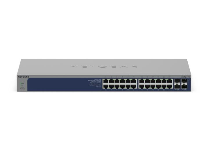 Netgear S3600 Series XS724TM - Switch - 2+/L3 Lite, Ansicht 3