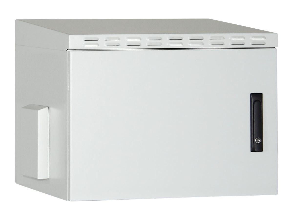DIGITUS Professional - Gehäuse - geeignet für Wandmontage - Hellgrau RAL 7035 - 9U - 48.3 cm (19)