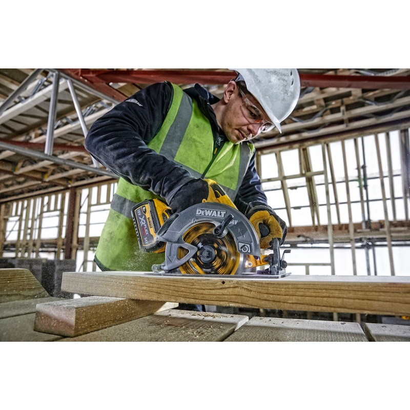 DeWalt DCS578NT 54V XR FlexVolt Akku-Handkreissäge solo inkl. Koffer, Ansicht 4