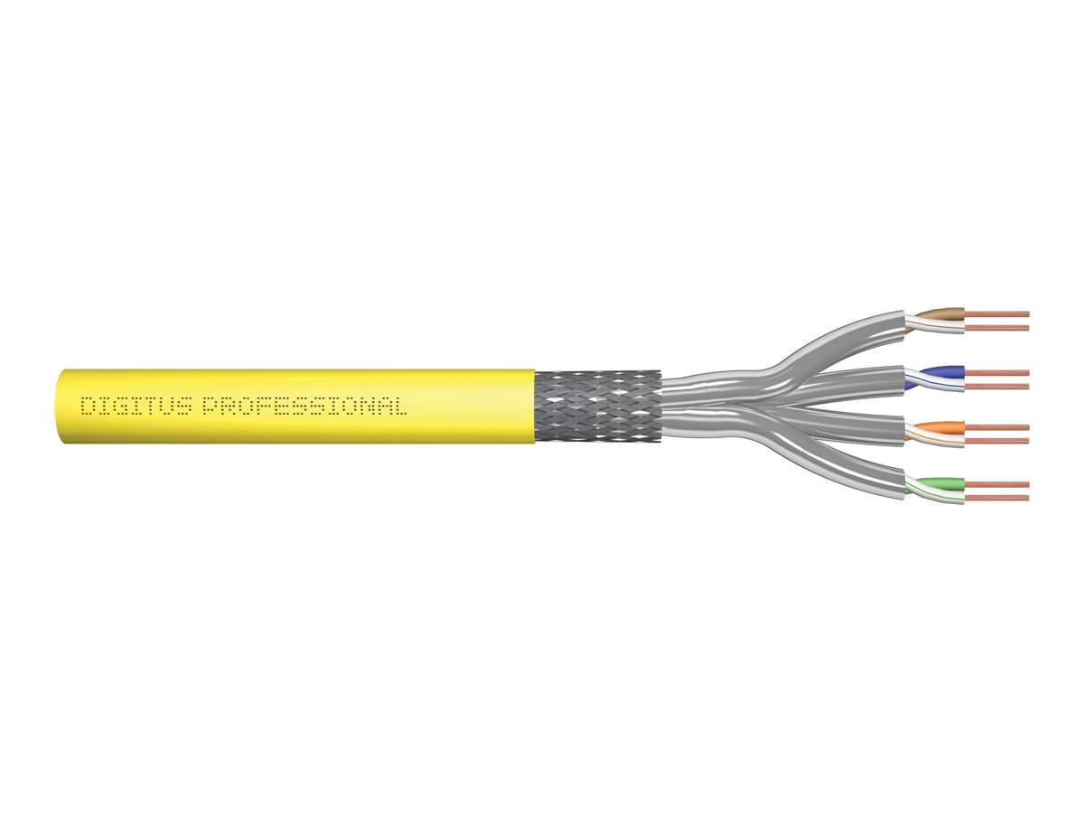 DIGITUS CAT 7A S/FTP  Datenkabel - Verlegekabel, 1000 m, Simplex, Cca, GHMT PVP zertifiziert