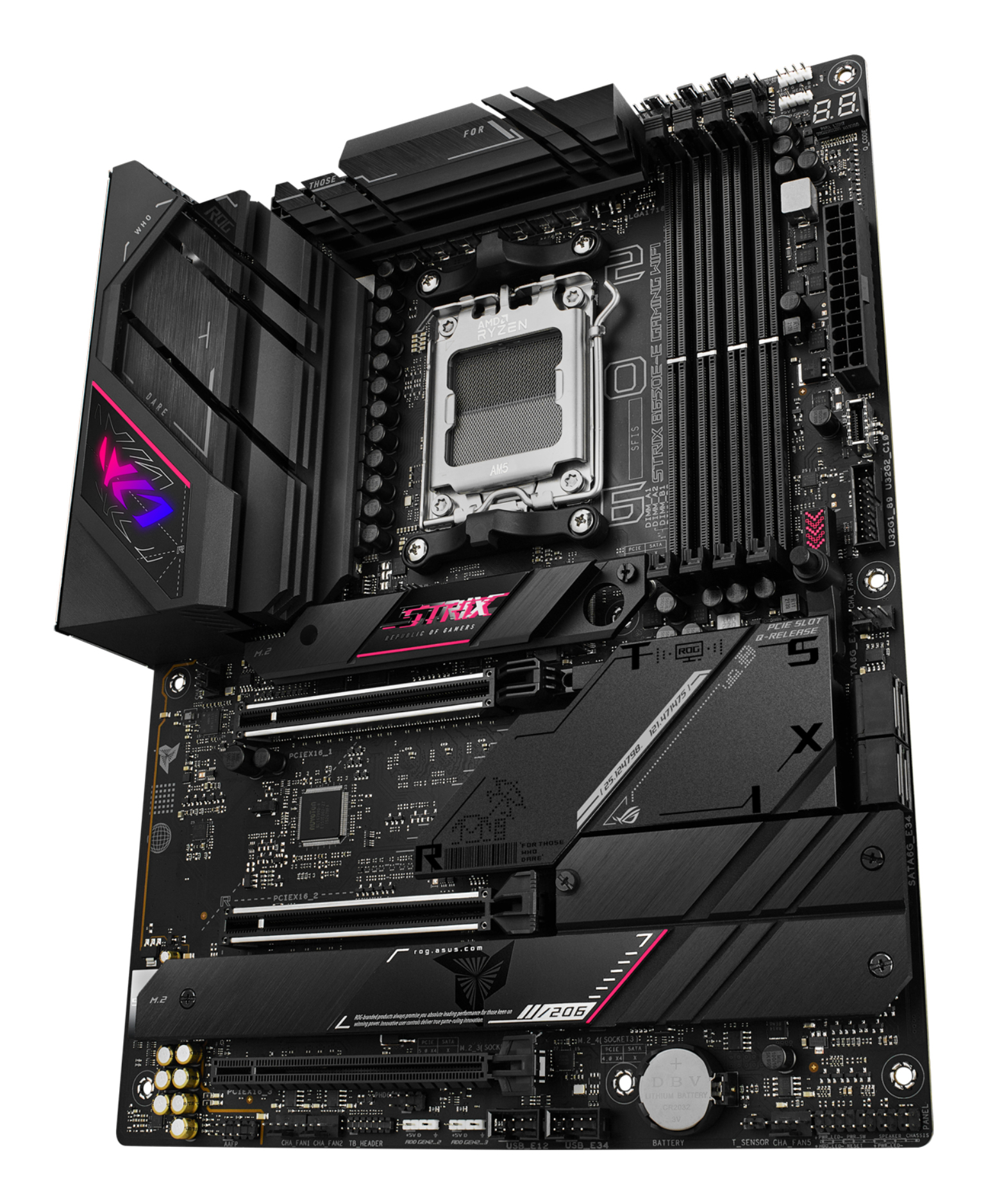ASUS ROG Strix B650E-E Gaming WiFi - Motherboard - ATX - Socket AM5 - AMD B650 Chipsatz, Ansicht 4