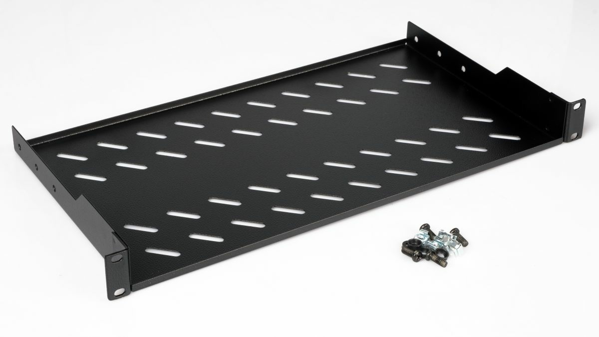 Equip Rack - Regal - 400 mm - Schwarz - 1U - 48.3 cm (19), Ansicht 3