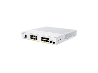 Cisco Business 250 Series CBS250-16P-2G - Switch - L3 - Smart - 16 x 101001000 (PoE+)