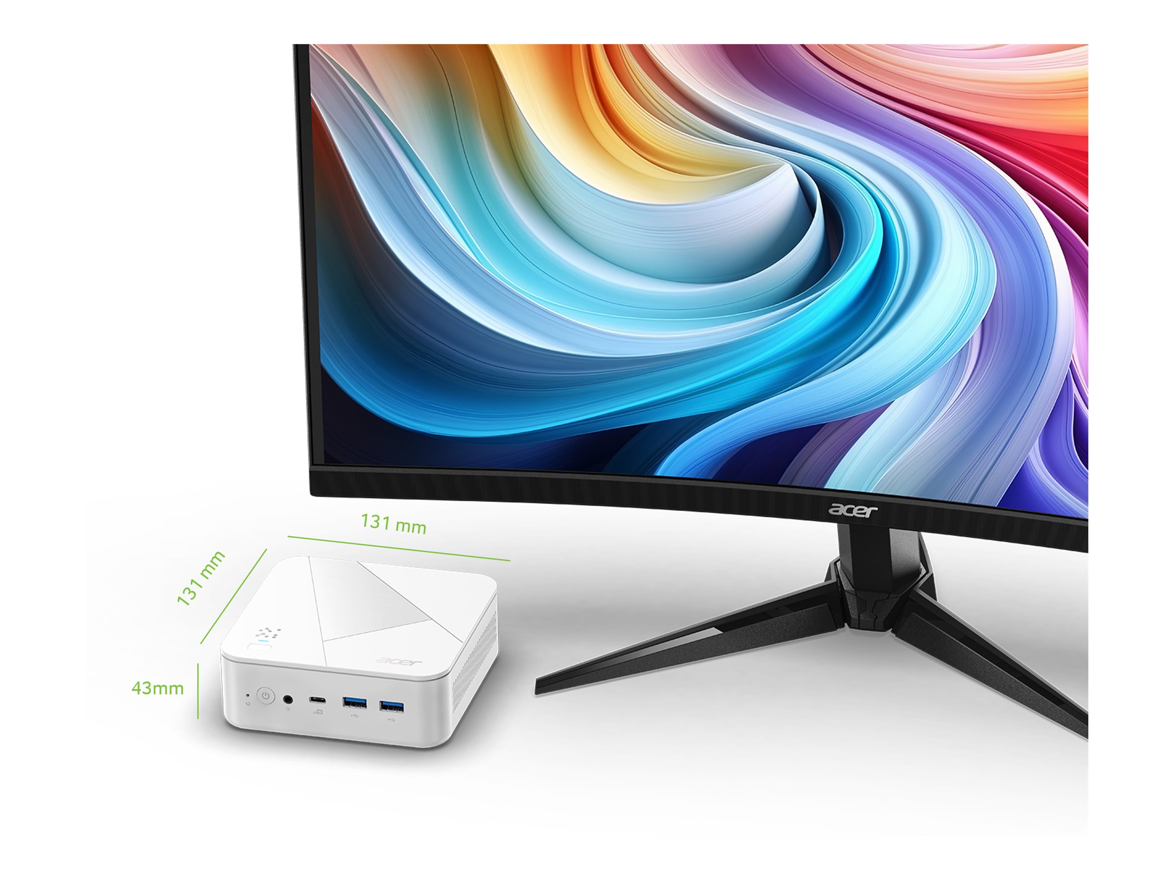 Acer Revo Box RB102-RPL - Barebone - Mini-PC