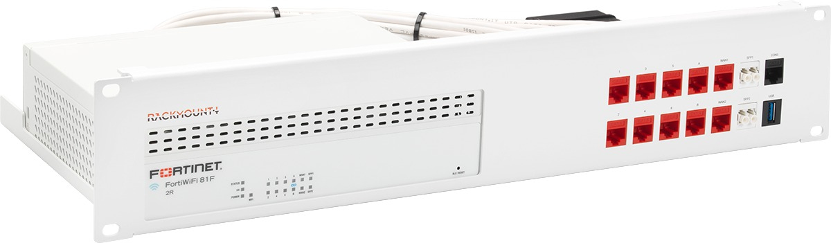 Rackmount.IT RM-FR-T18 - Netzwerk-Einrichtung - Rack montierbar - weiß, RAL 9003 - 1.3U - 48.3 cm (19), Ansicht 2