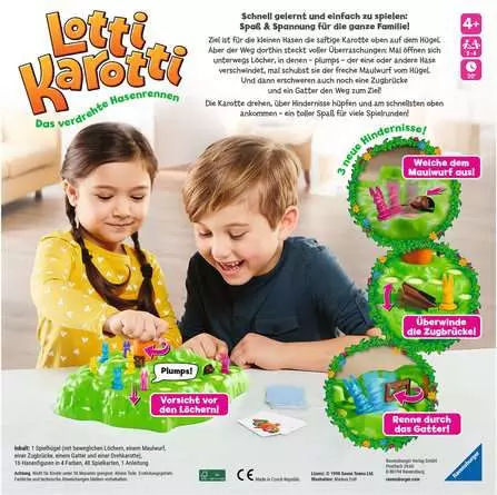 Ravensburger Lotti Karotti - Kinderspiel ab 4 Jahren - Brettspiel - Familie - 4 Jahr(e) - 15 min - Familienspiel, Ansicht 3