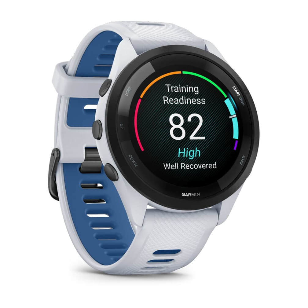 Garmin Forerunner 265 - 46 mm - Whitestone - intelligente Uhr mit Riemen - Handgelenkgröße: 135-205 mm - Anzeige 3.25 cm, Ansicht 4