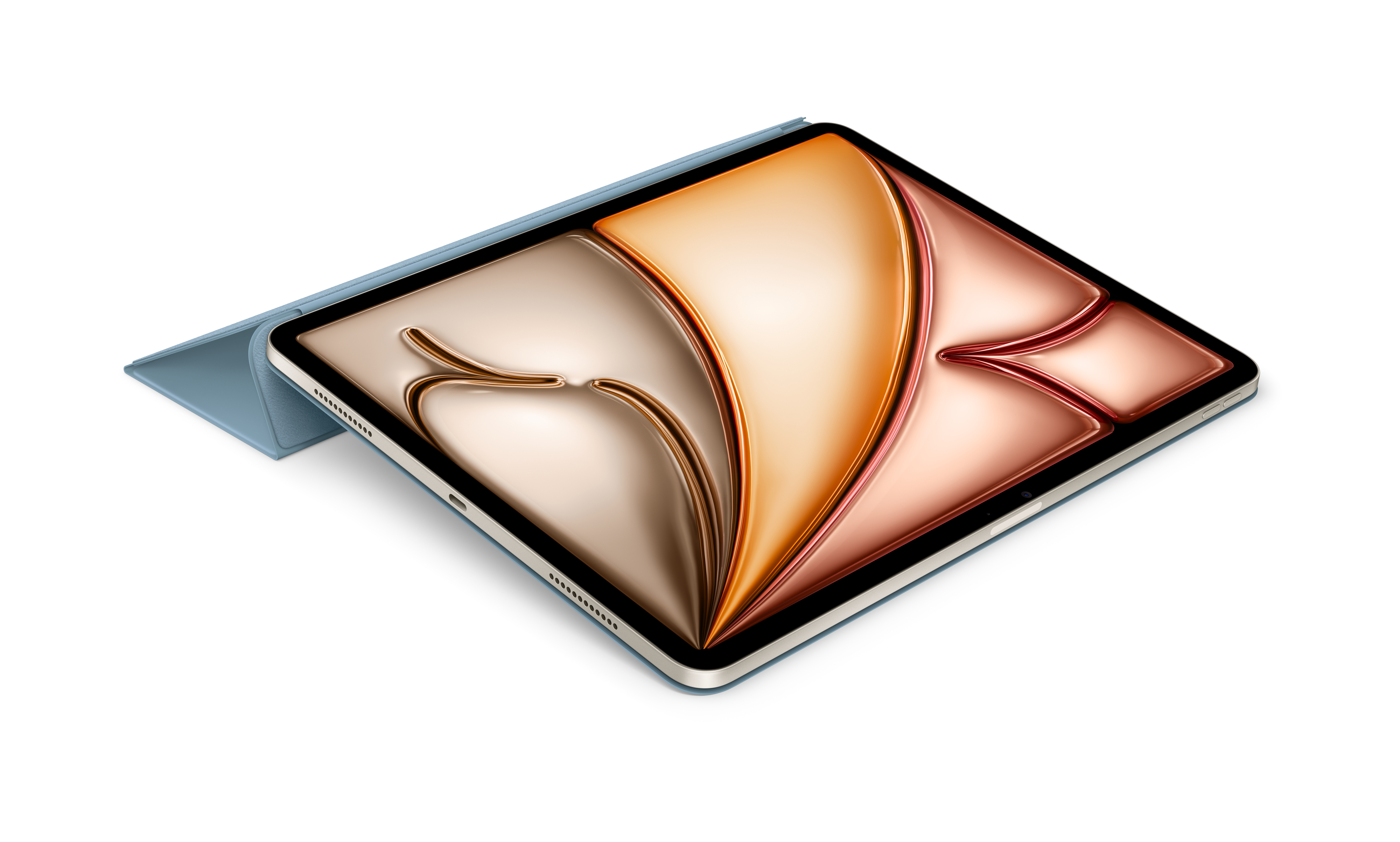Apple Smart - Flip-Hülle für Tablet - Denim, Ansicht 4