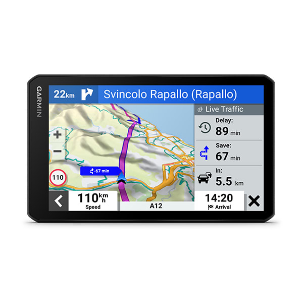 Garmin DriveCam 76 - 2D/3D - 17,6 cm (6.95 Zoll) - 1024 x 600 Pixel - TFT - Flash - Speicherkarte - MicroSD (TransFlash), Ansicht 4