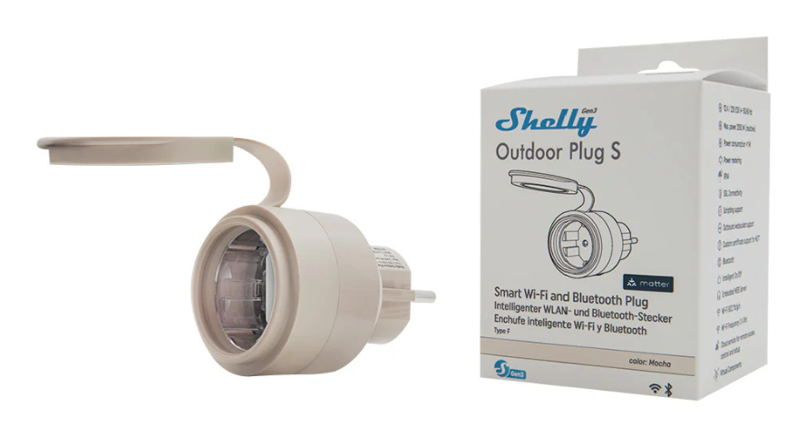Shelly Outdoor Plug S Gen3 Zwischenstecker für draussen, Ansicht 3