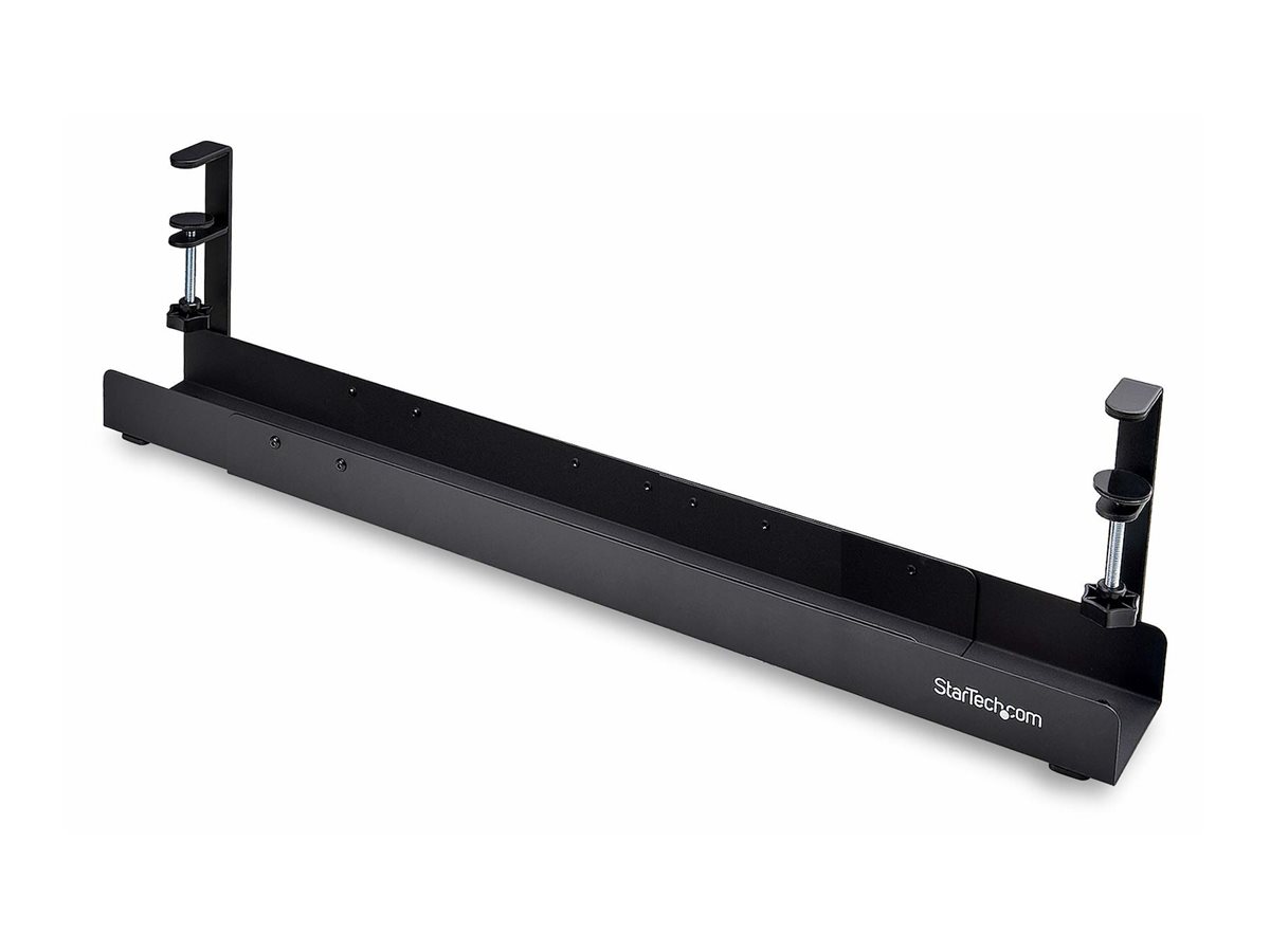 StarTech.com Under Desk Cable Management Tray Clamp-on Installation