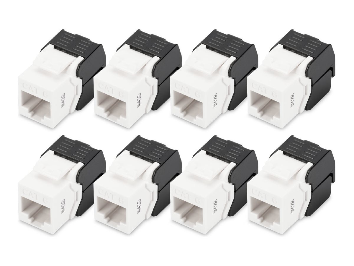 DIGITUS CAT 6 Keystone Modul, ungeschirmt - 8 Stk.