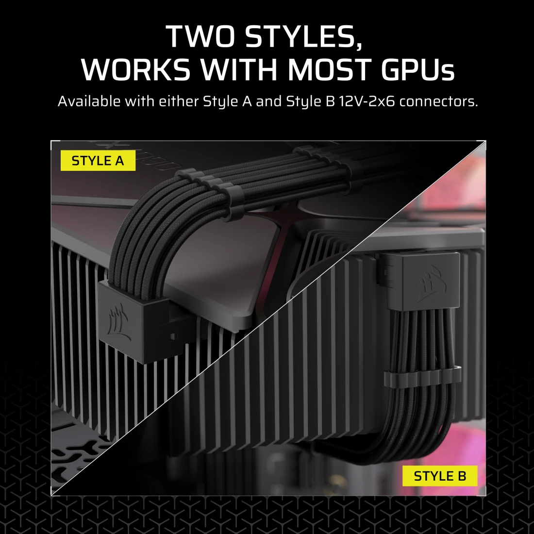 Corsair Cable GPU 90 deg. PCIe5 Style A-straight - Kabel - Strom/Netzteil, Ansicht 4