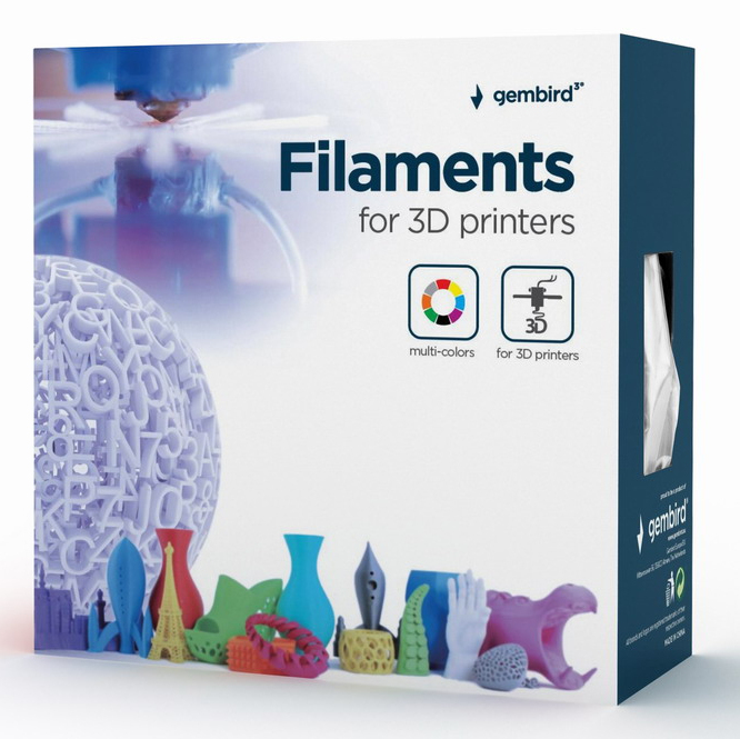 Gembird Schwarz - 1 kg - 400 m - ABS-Filament (3D), Ansicht 4