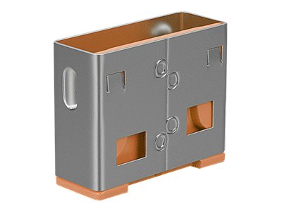 Lindy USB Port Blocker - USB-Portblocker - orange (Packung mit 10), Ansicht 4