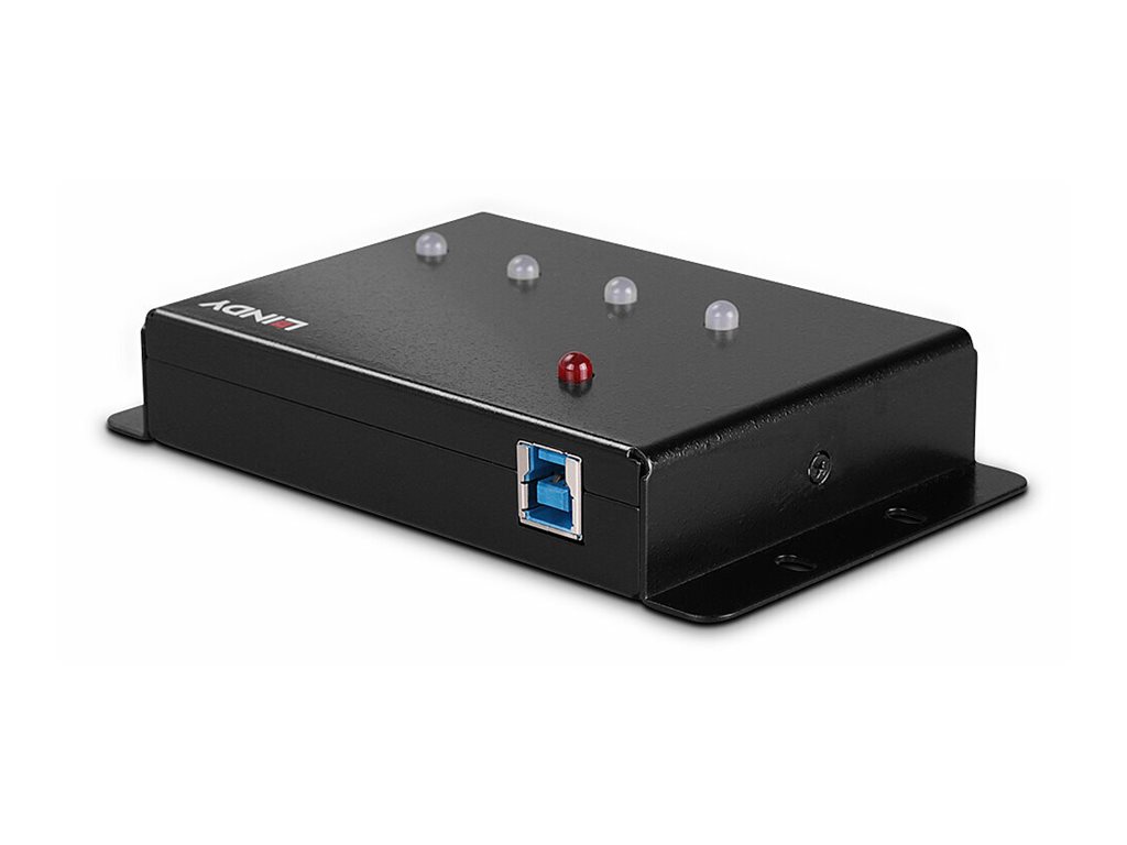 Lindy 4 Port USB 3.0 Metall Hub, Ansicht 4